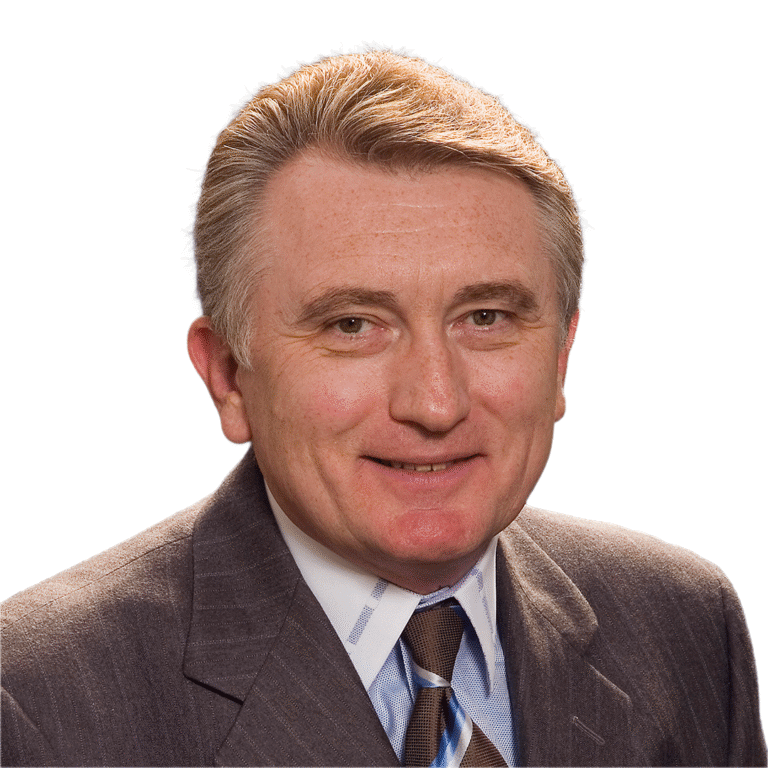 Portrait of Ed MInich on a white background