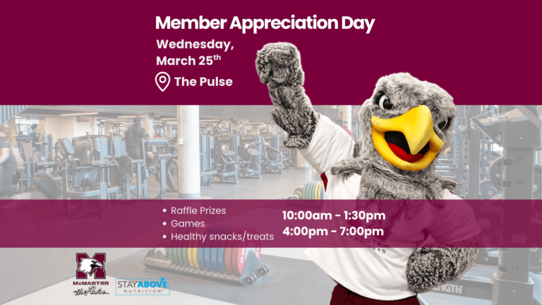 Poster Advertising Member Appreciation Day